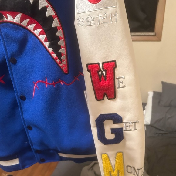 This is a varsity jacket bape size Large just need the money - Picture 3 of 4